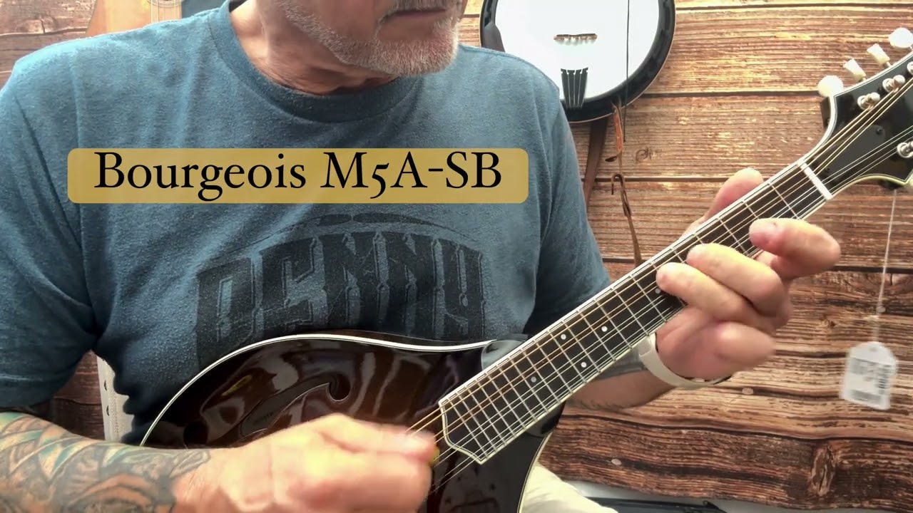 Bourgeois Mandolin M5A-SB Demo
