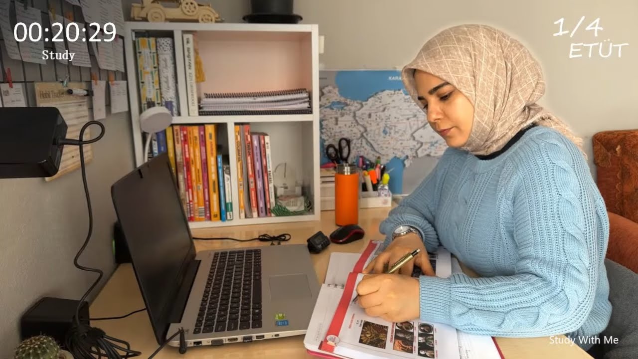 DERİN ODAKLANMA MODU 🧠 |  STUDY WITH ME: 2 HOURS DEEP WORK & 30 MIN BREAK ☕ 🔴 CANLI