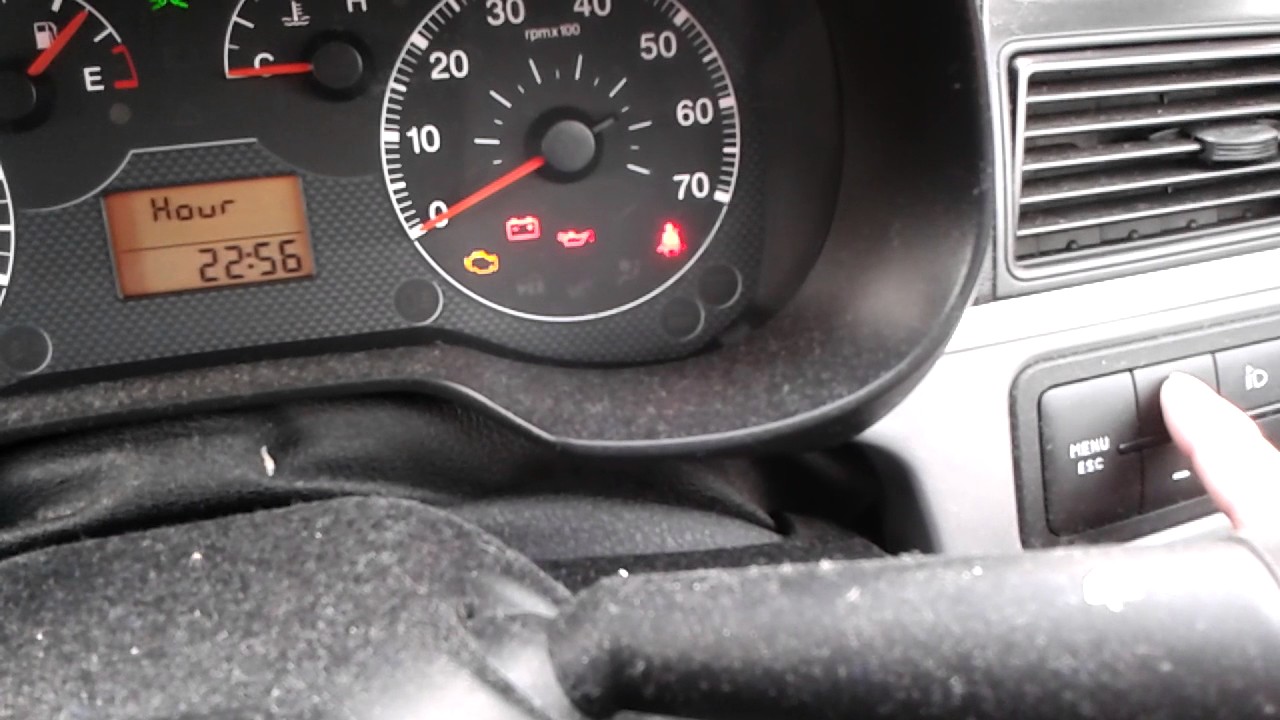 Fiat Punto Grande -clock change