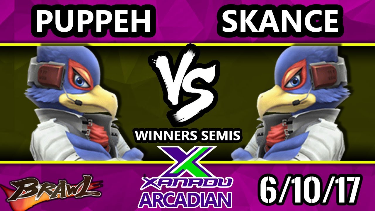 Brawl - Puppeh (Falco) Vs. Skance (Falco) Spring Arcadian Winners Semis