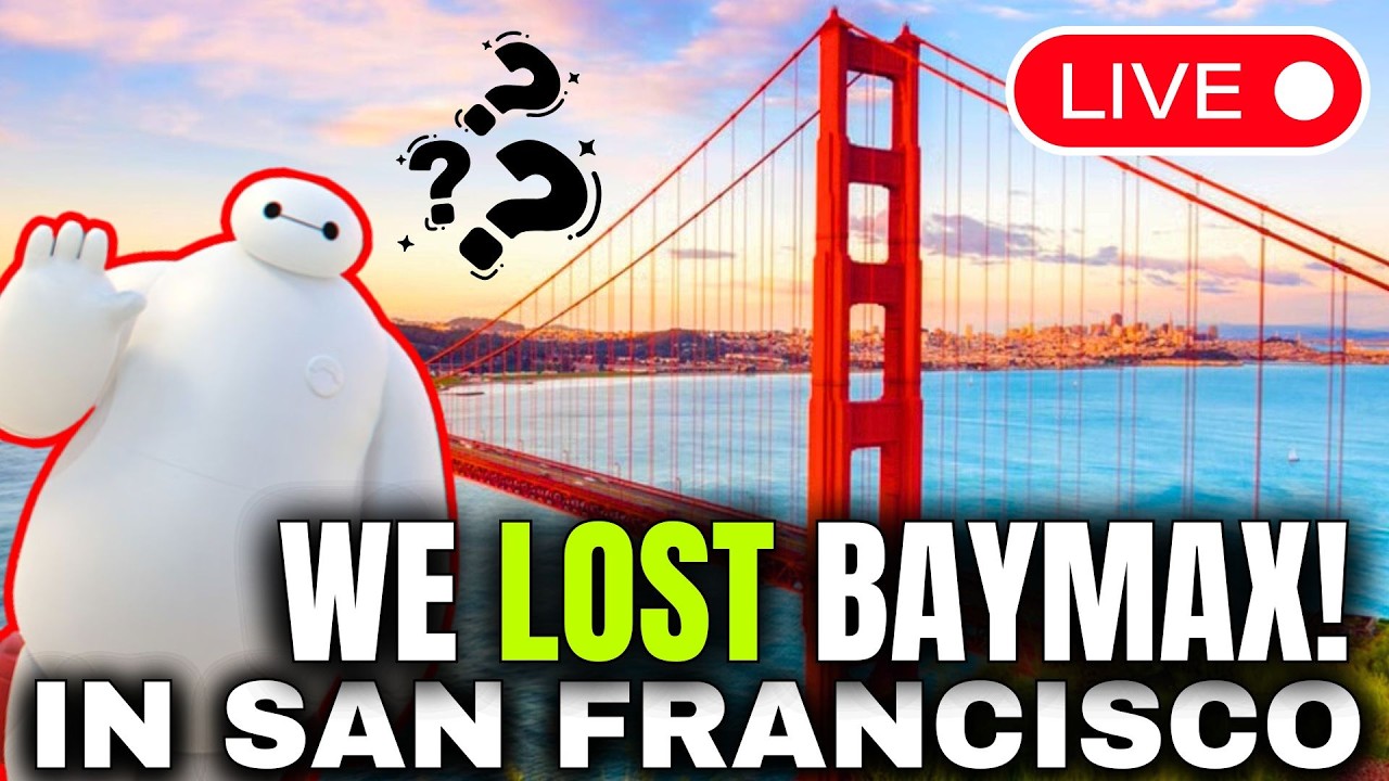 🔴LIVE: Searching for Baymax in San Francisco! |  Big Hero 6 Chinese New Year City Adventure