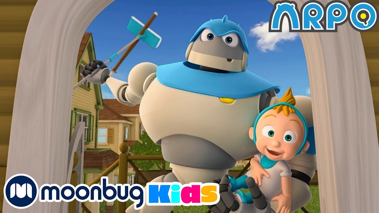 ARPO The Robot - Master Of Household-Fu | Moonbug Kids TV Shows - Full Episodes | Cartoons For Kids