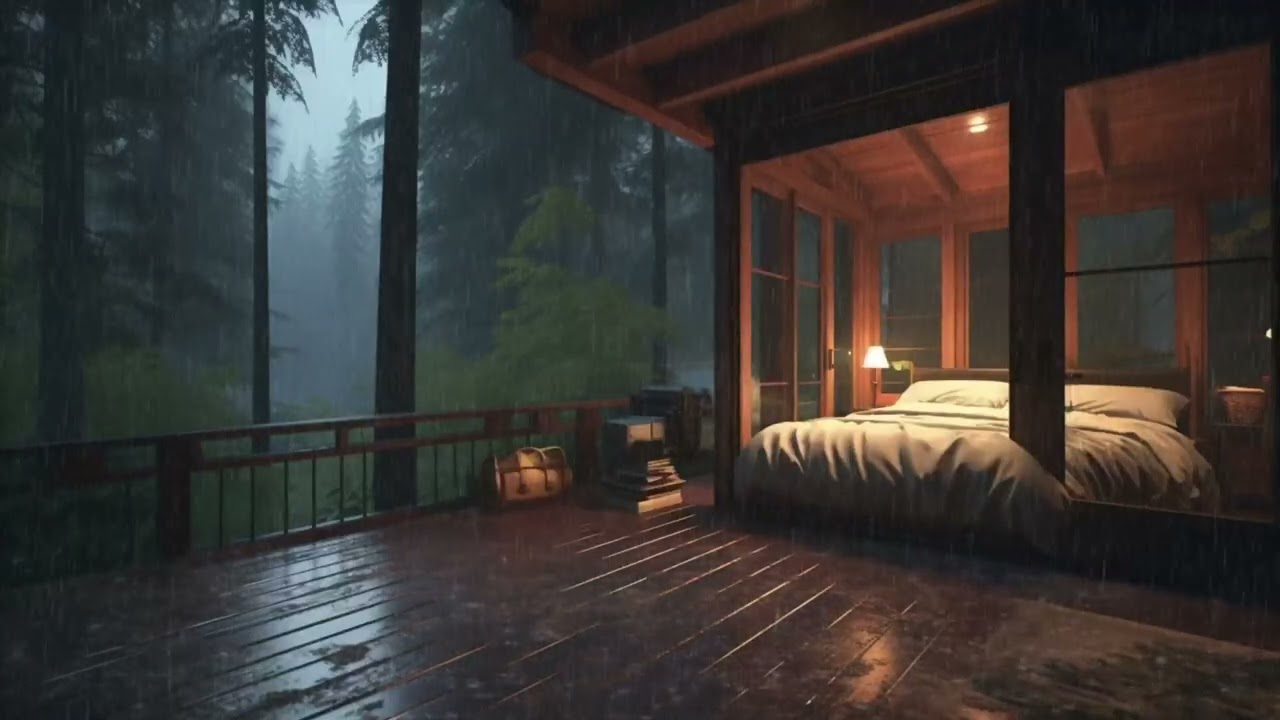 Heavy Soft Rain Sounds - Deep Sleep and Calm Nights
