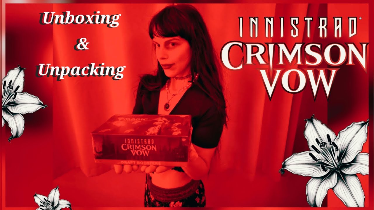 INNISTRAD Crimson Vow Unboxing and unpacking ♥️