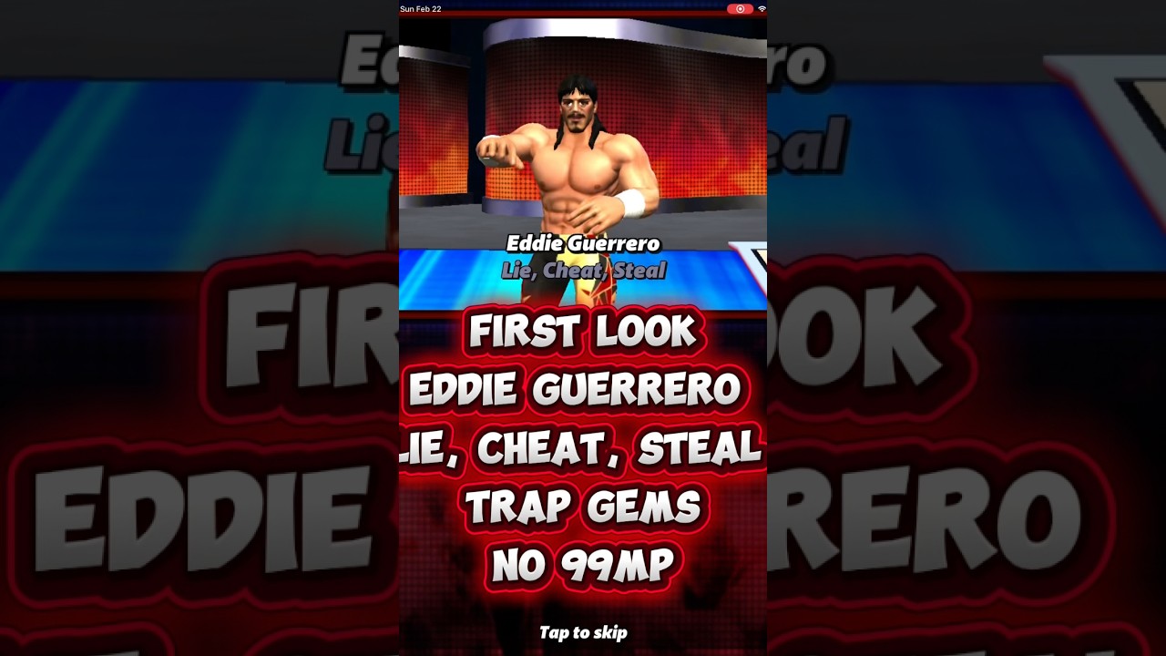 First Look Eddie Guerrero Lie, Cheat,Steal Trap Gems #wwechampions #officialscopelycontentcreator