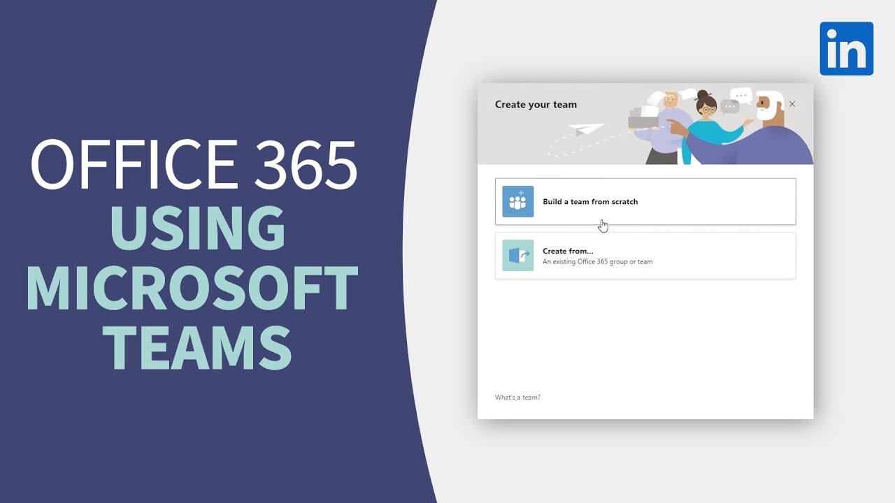Office 365 Tutorial - CREATE A TEAM in Microsoft Teams