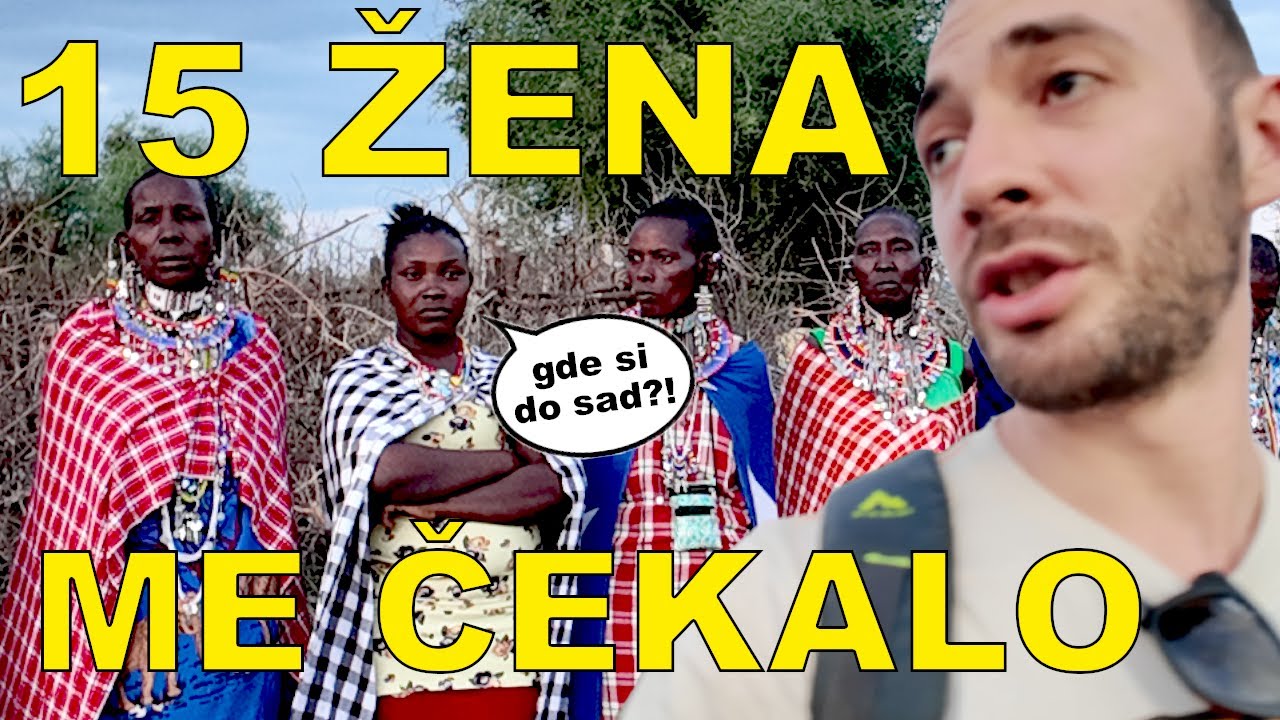 Živeo sam u AFRIČKOM PLEMENU u kom me je SAČEKALO 15 ŽENA - Putosranje Kenija vlog 3