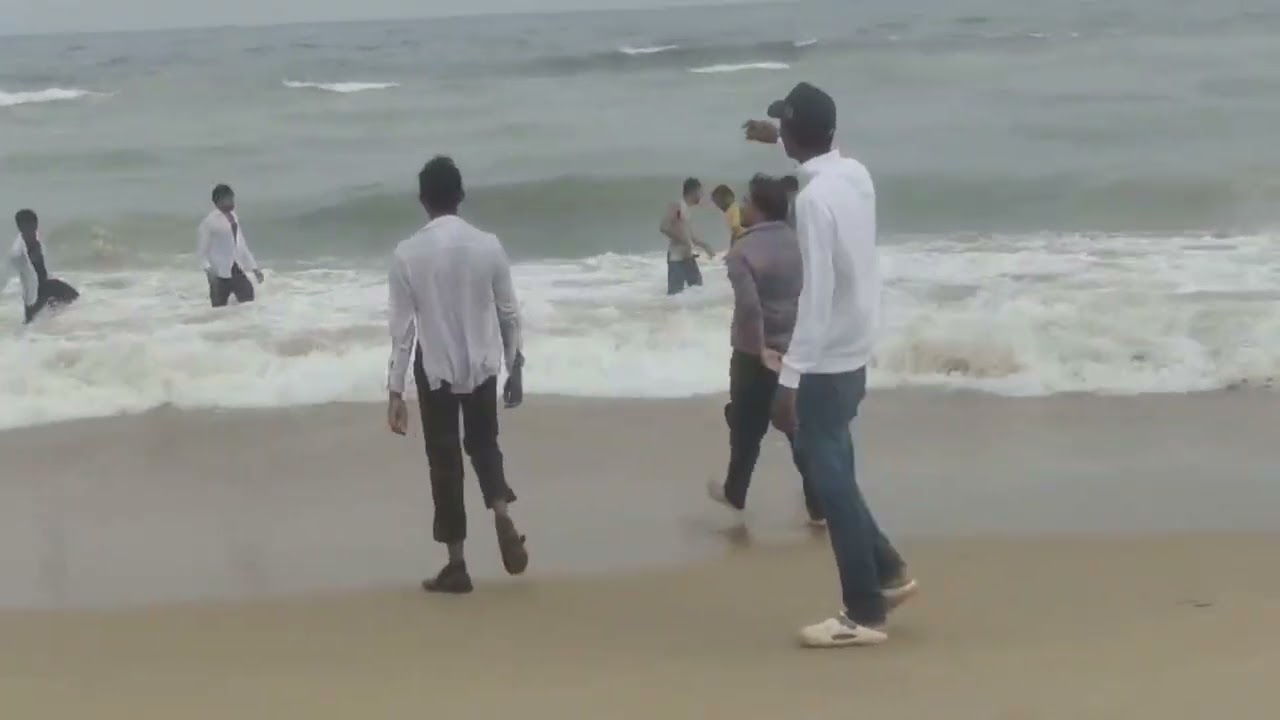 Marina Beach, Chennai .
