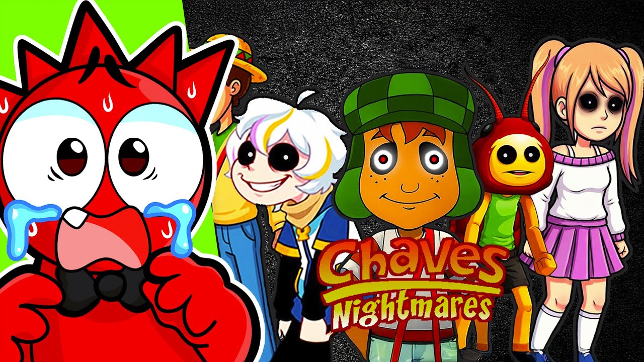 5 NOCHES EN LA VECINDAD DEL CHAVO CON YOUTUBERS FAMOSOS (CHAVES NIGHTMARES HORROR GAME)