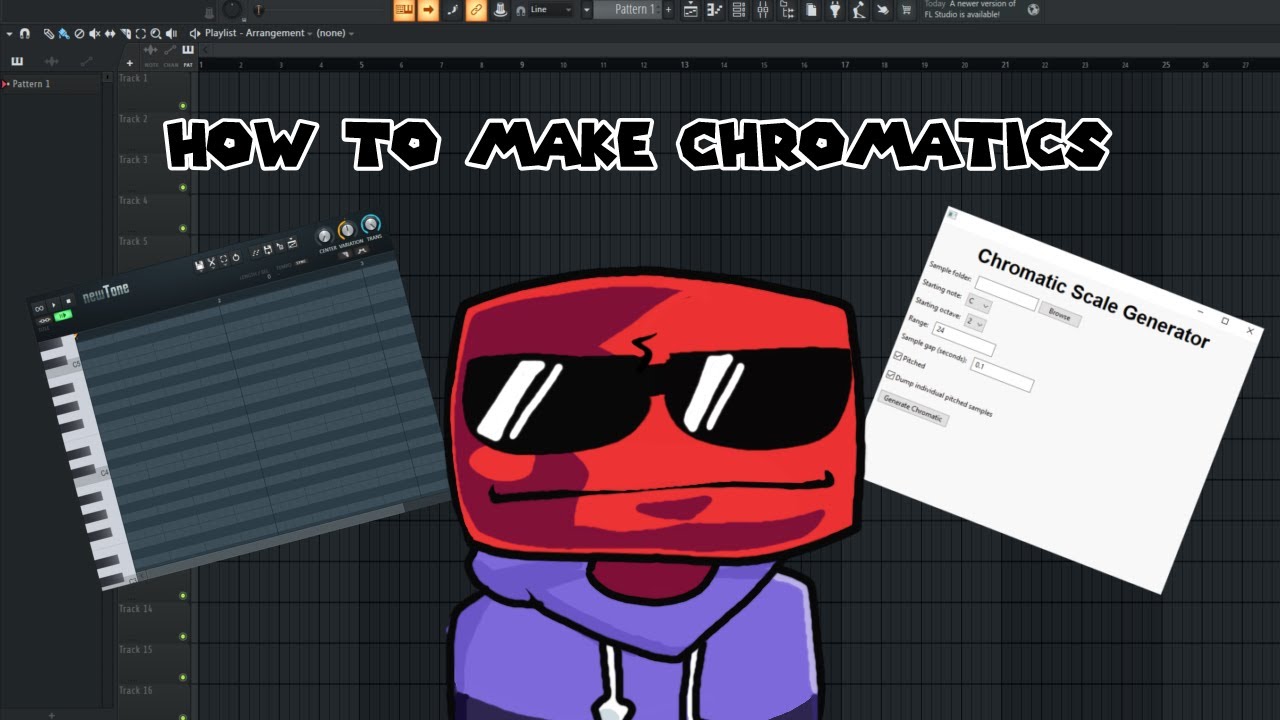Como hacer chromatic de FNF | Snowlui