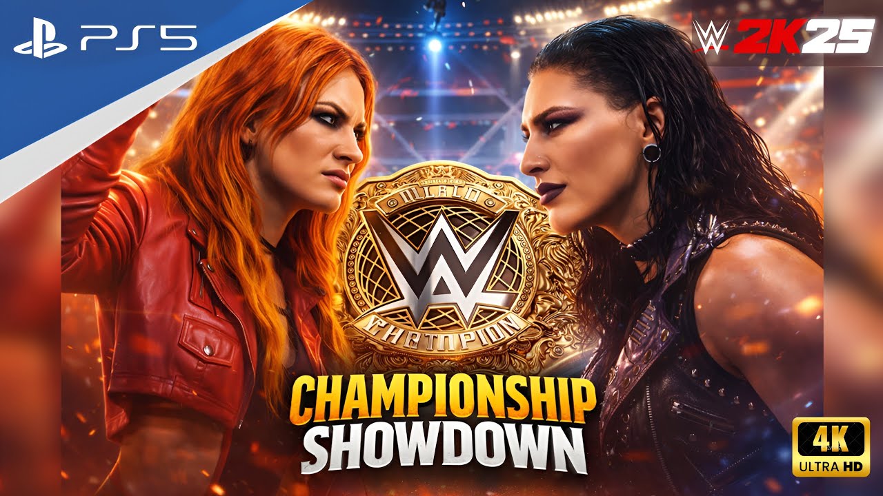 ONE BELT. ONE WINNER🥇 | Becky Lynch vs Rhea Ripley - WWE2K25 | PS5 Gameplay [4k60]