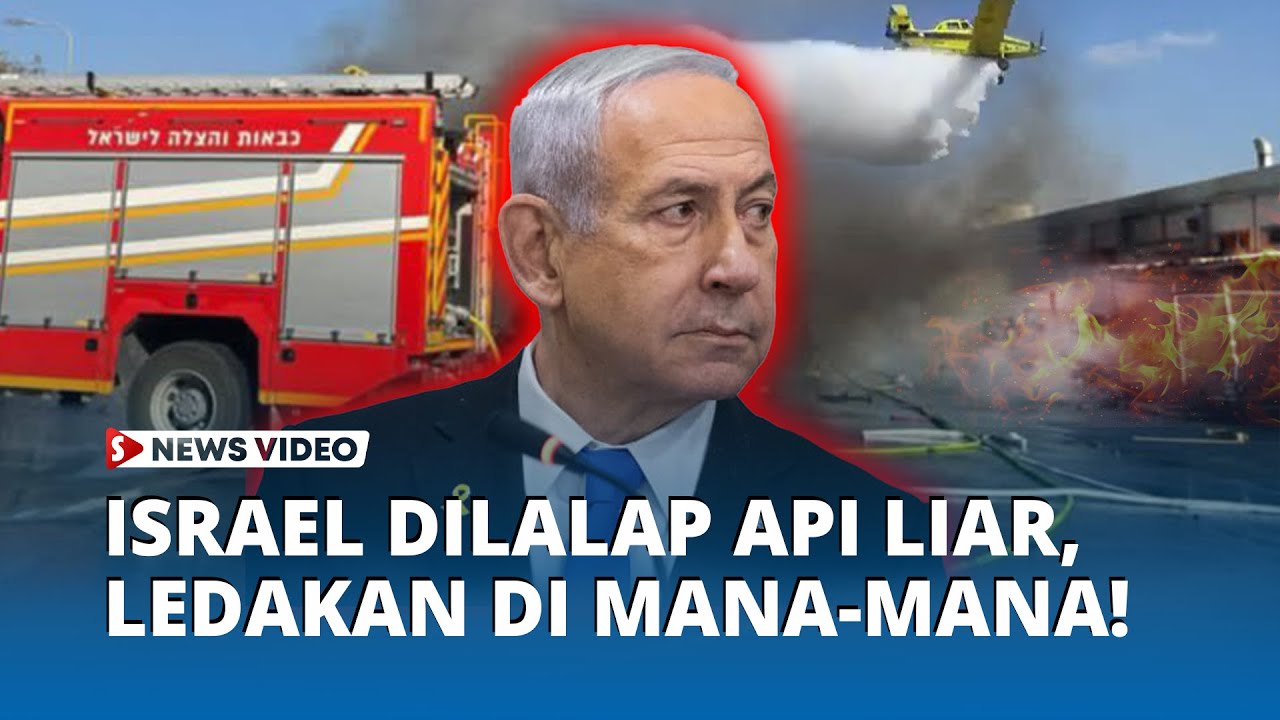 Israel Dilalap Api Liar, Ledakan Di mana-mana! Rusak Infrastruktur Penting