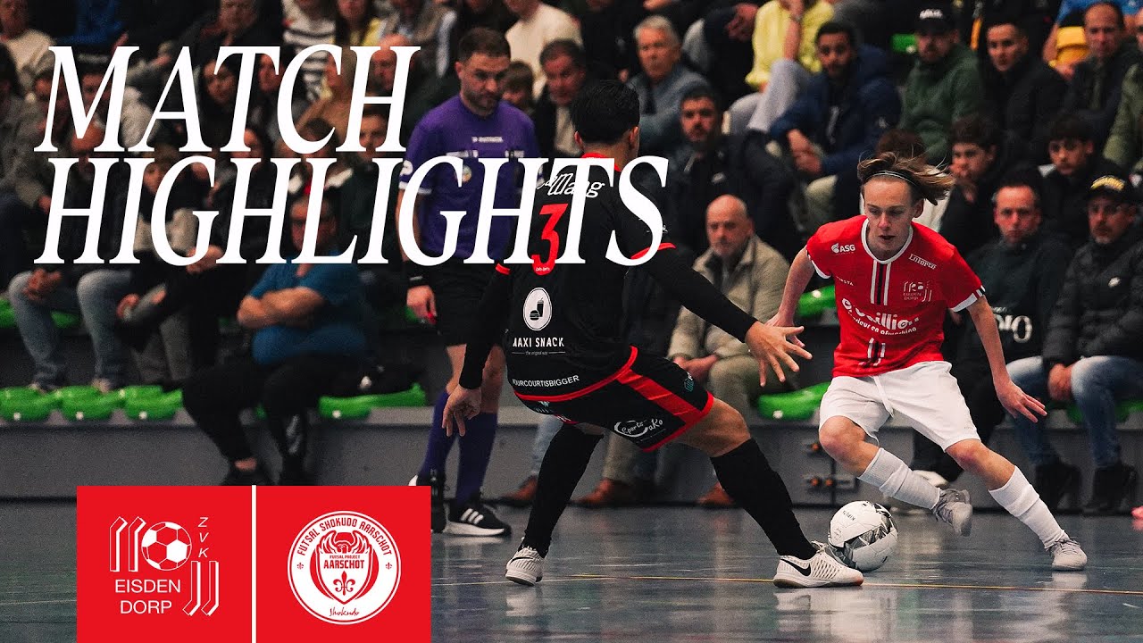 HIGHLIGHTS | ZVK Eisden-Dorp x Futsal Shokudo Aarschot | Belgian Futsal League 2024/25