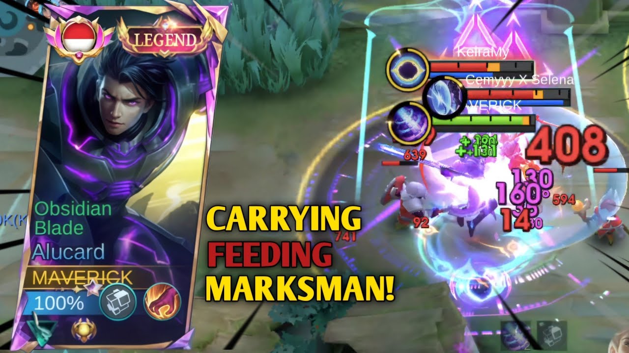 WHEN YOUR MAKSMAN FEEDS, BUT YOU'RE ALUCARD 💀 | MLBB | ALUCARD