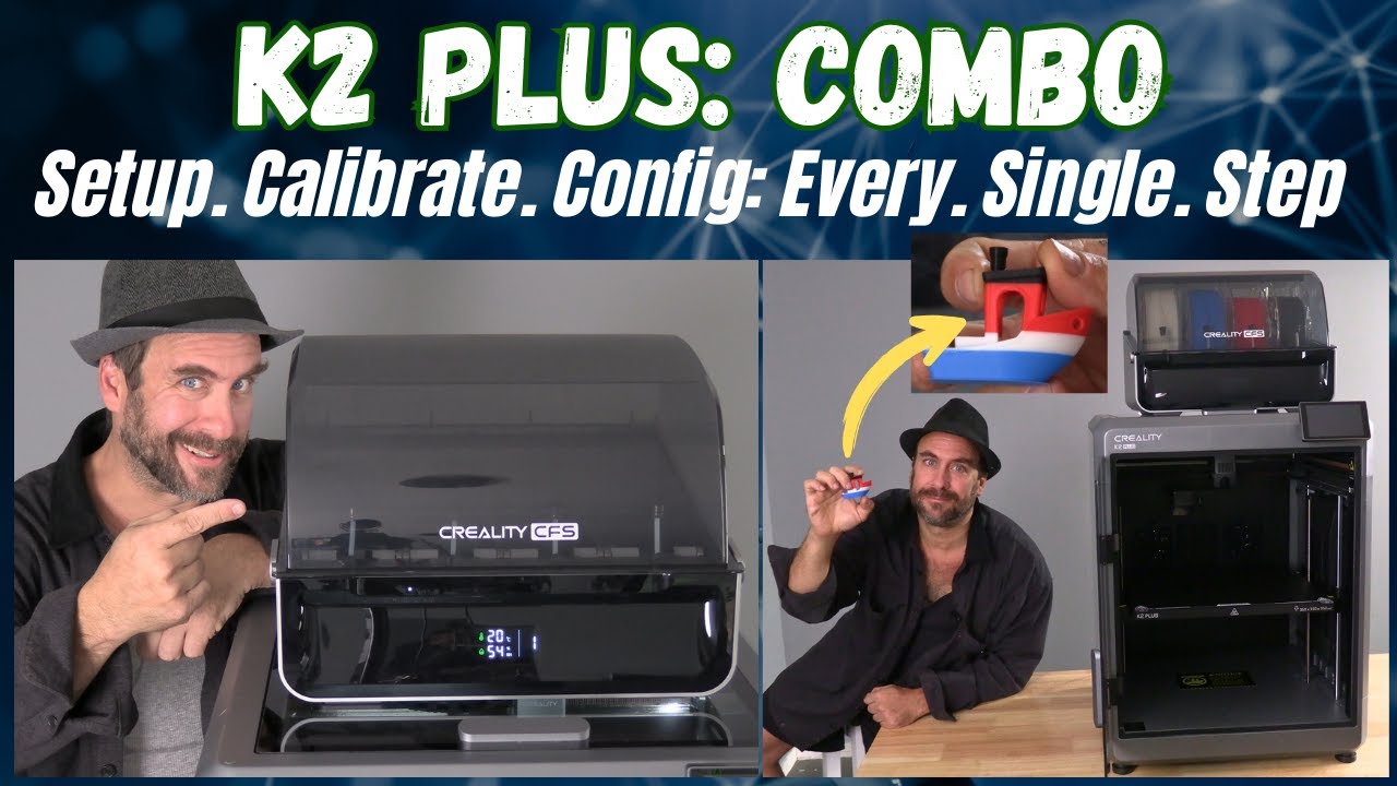 Creality K2 Plus Combo: SETUP. CALIBRATE. CONFIGURE. TEST: Every. Single. Step - Color 3D Printer