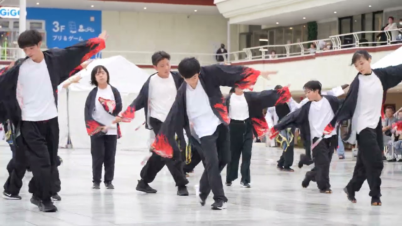 上越市立頸城中学校よさこい部 📍にいがた総おどり (万代シテイ2F広場) 2024-09-15T16:18