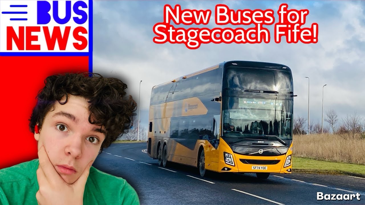 New Buses & Coaches for Stagecoach Fife Routes & Scottish Citylink Service 900 &bull; Bus News EP44