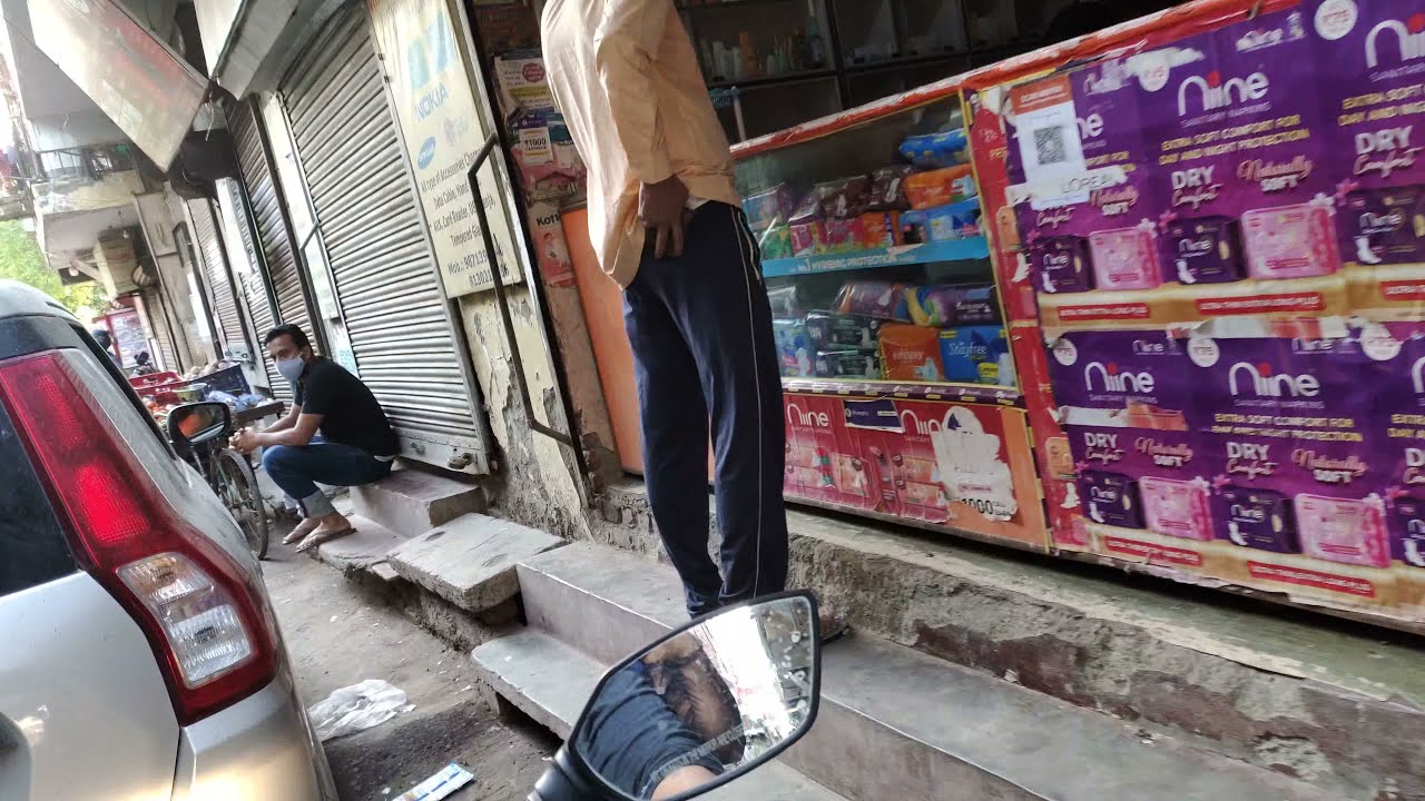 HARIJAN BASTI  NOIDA STREET VIEW IN 4K