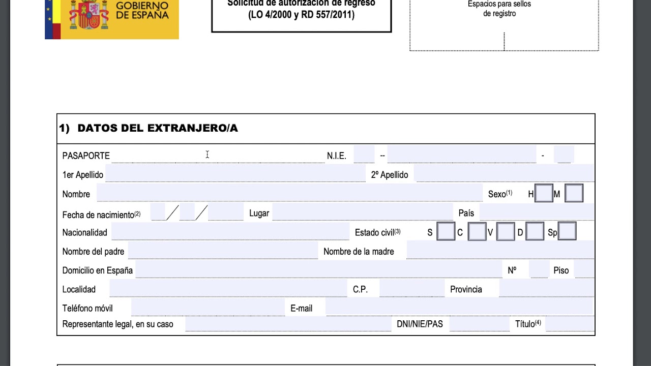 COMO SACAR CITA PARA AUTORIZACION DE REGRESO, FORMULARIO EX13, TASA 790 012