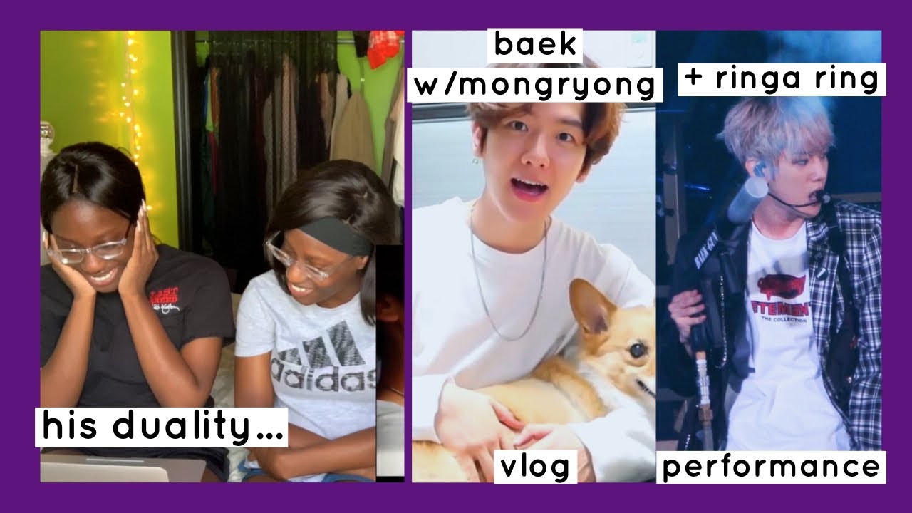 BAEKHYUN Ringa Ringa Ring PERFORMANCE + VLOG W/ mongryong (REACTION)
