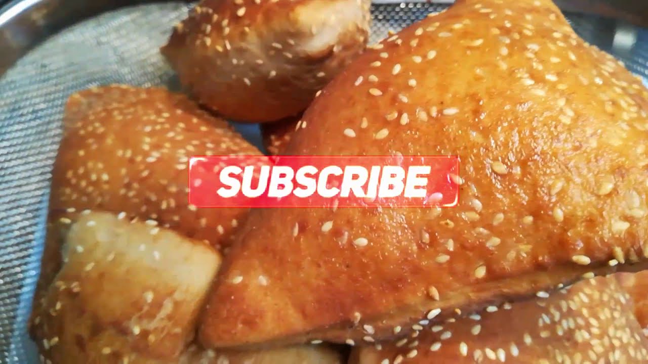 طريقة المندازي الخبز المنفوخ  ||  How to cook mandazi or puffed bread