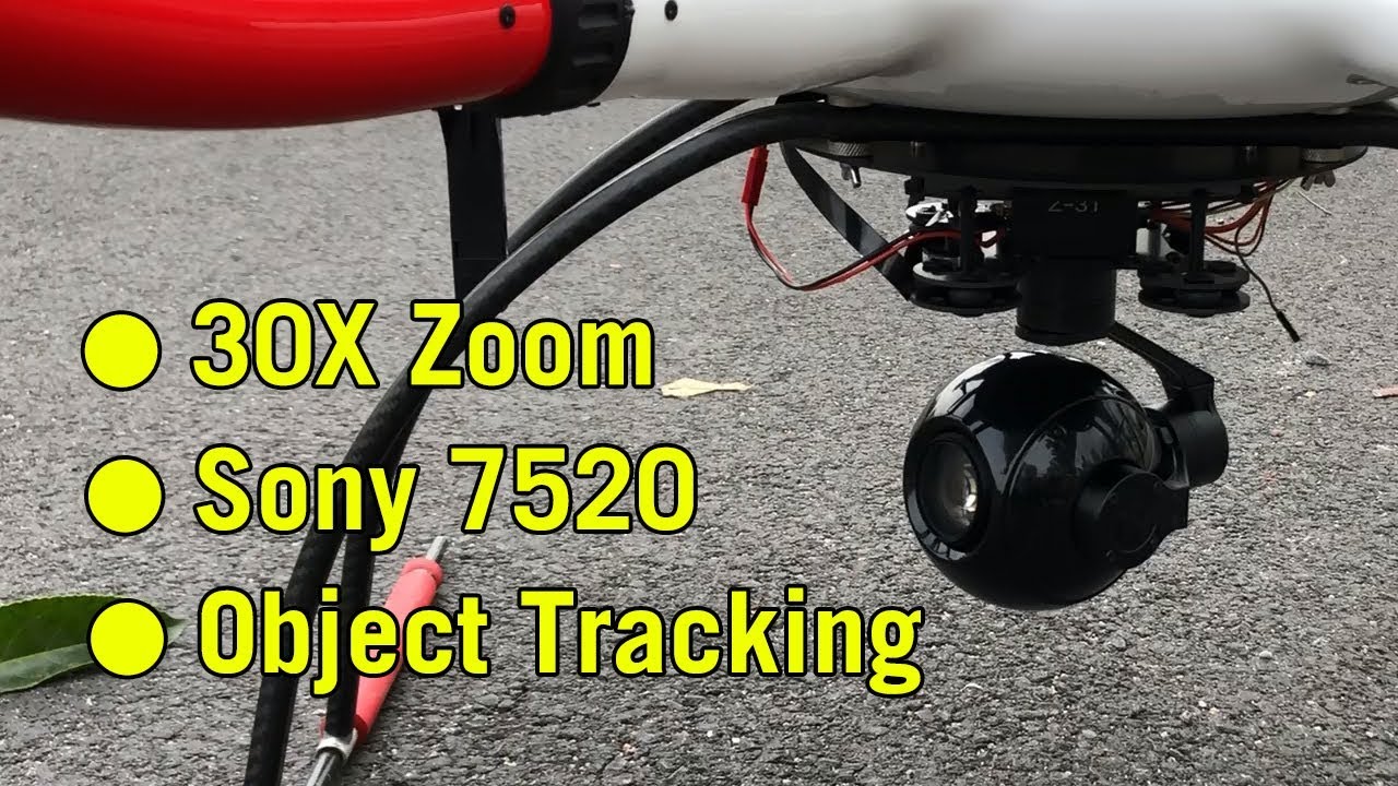 30X Drone Zoom Camera With Object Tracking
