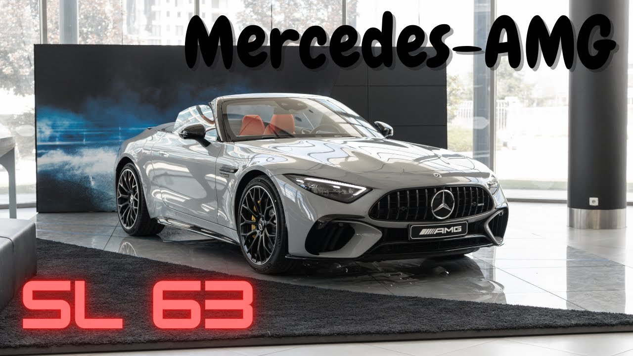 Mercedes-AMG SL 63 4.0 V8 585hp (Alpine Grey) - Sound, Exterior & Interior Look | Cars by Vik