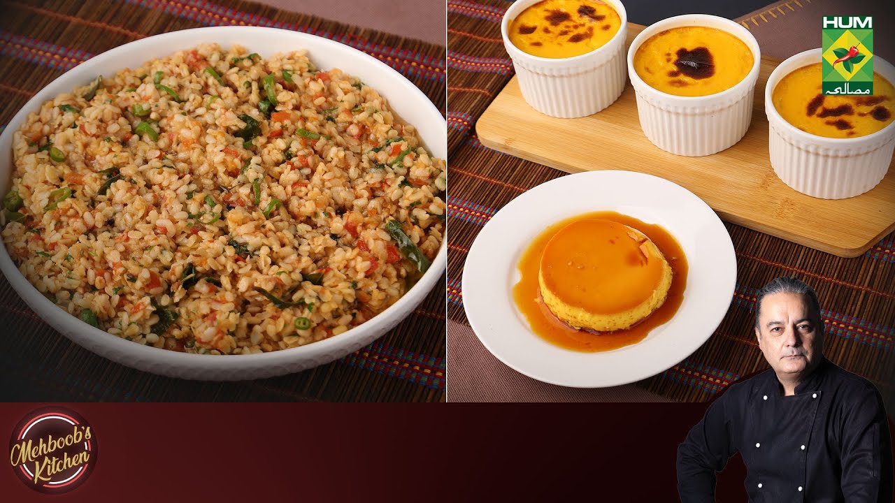 Creme Caramel & Daal Mash Fry & Ice Cream | Mehboob's Kitchen | Chef Mehboob | 12 Oct 2023| MasalaTV