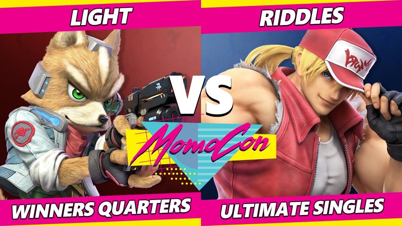 MomoCon 2022 Winners Quarters - Light (Fox) Vs. Riddles (Terry) SSBU Ultimate Tournament