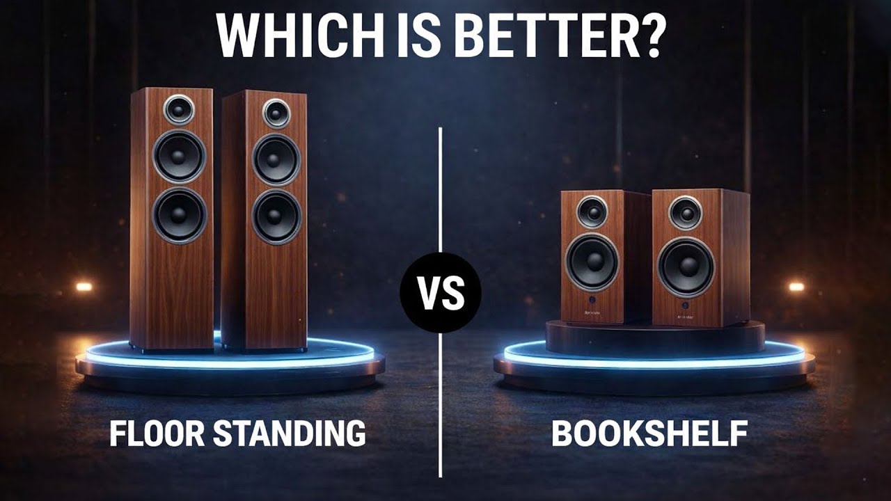 Floorstanding vs Bookshelf Speakers (2026) – Which Is Better for Your Home?
