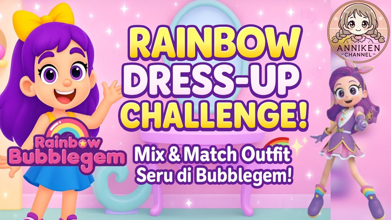 👗CUMA GANTI BAJU, TAPI HASILNYA WOW! Fashion Challenge di Rainbow BubbleGem! 💅