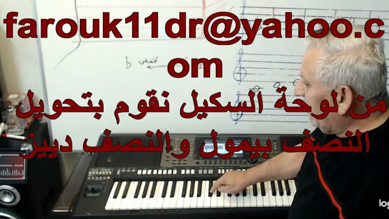 الحلقة السابعة اماكن الدييز والبيمول على الاورغ الاستاذ فاروق درويشة 0506222186 السعودية الرياض