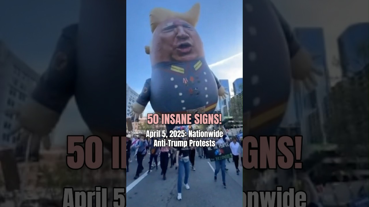 50 INSANE Anti-Trump Protest Signs