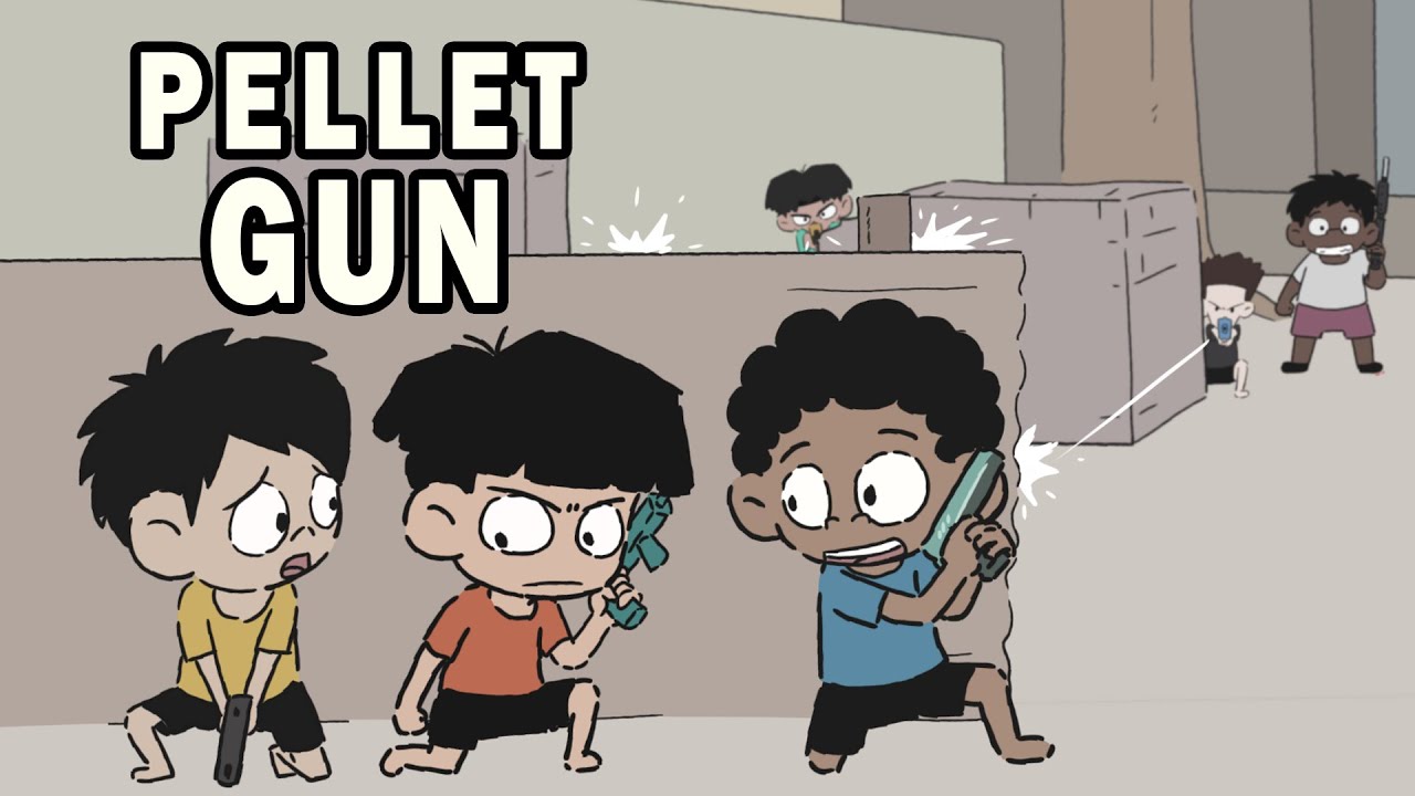 LARONG PELLET GUN  | PINOY ANIMATION