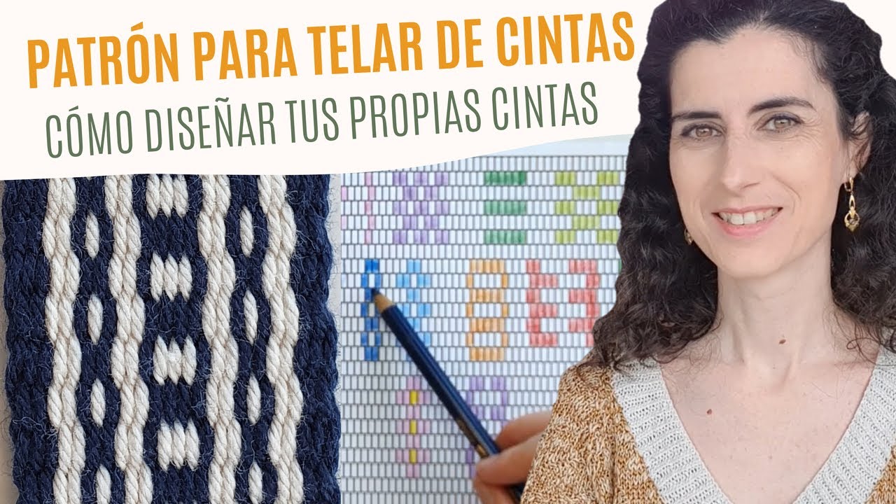 PATR&Oacute;N PARA TELAR DE CINTAS - C&oacute;mo dise&ntilde;ar tus propias cintas tejidas - Inkle Weaving Design