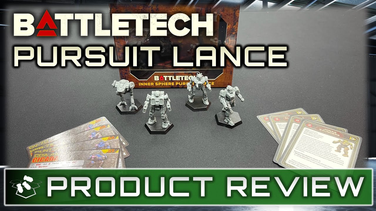 BattleTech Pursuit Lance Review | Mercenaries Kickstarter | Product Review & Unboxing