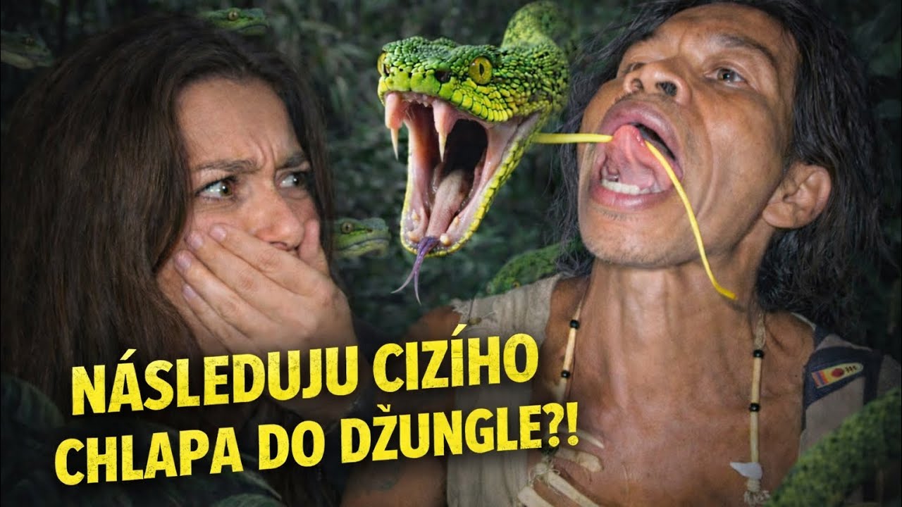 Následuju CIZÍHO chlapa do džungle??😳🐍 (kousnul mě had?)