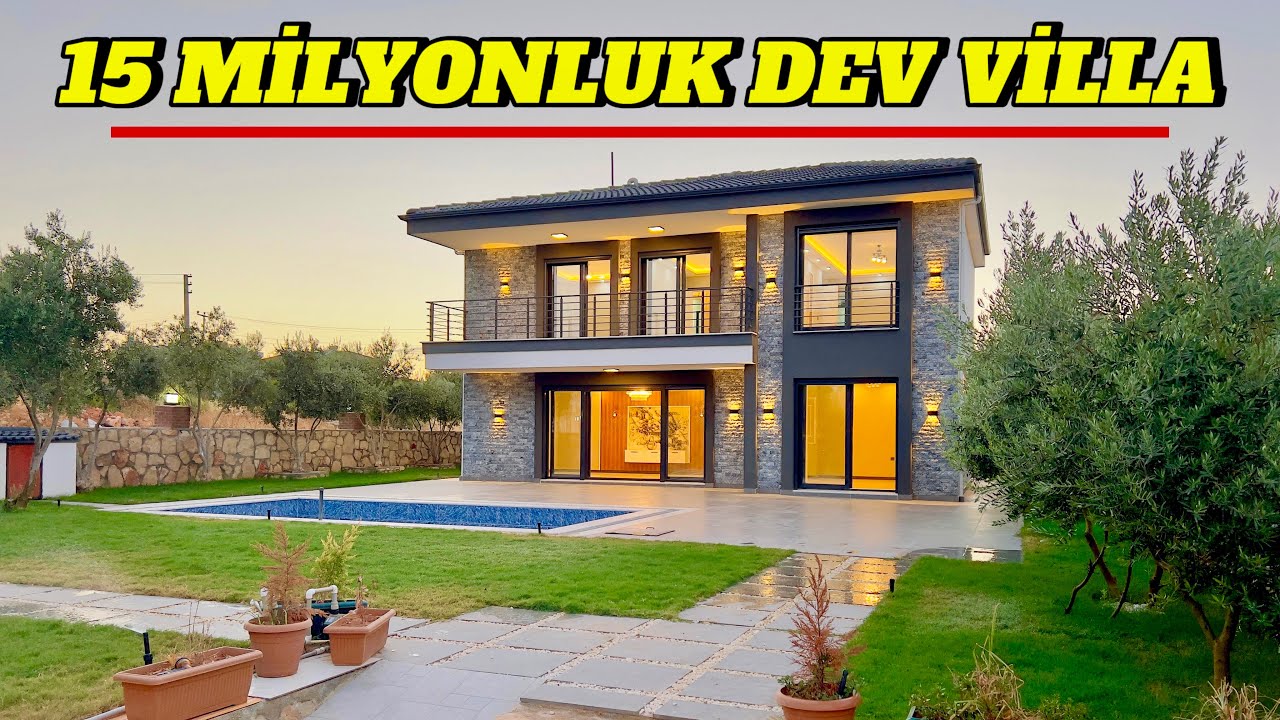 💰SATTIK💰 Didim Yeşiltepe 716 m2 Arsa İçerisinde 5+1 Dev Gibi Satılık Sıfır Villa / No:209