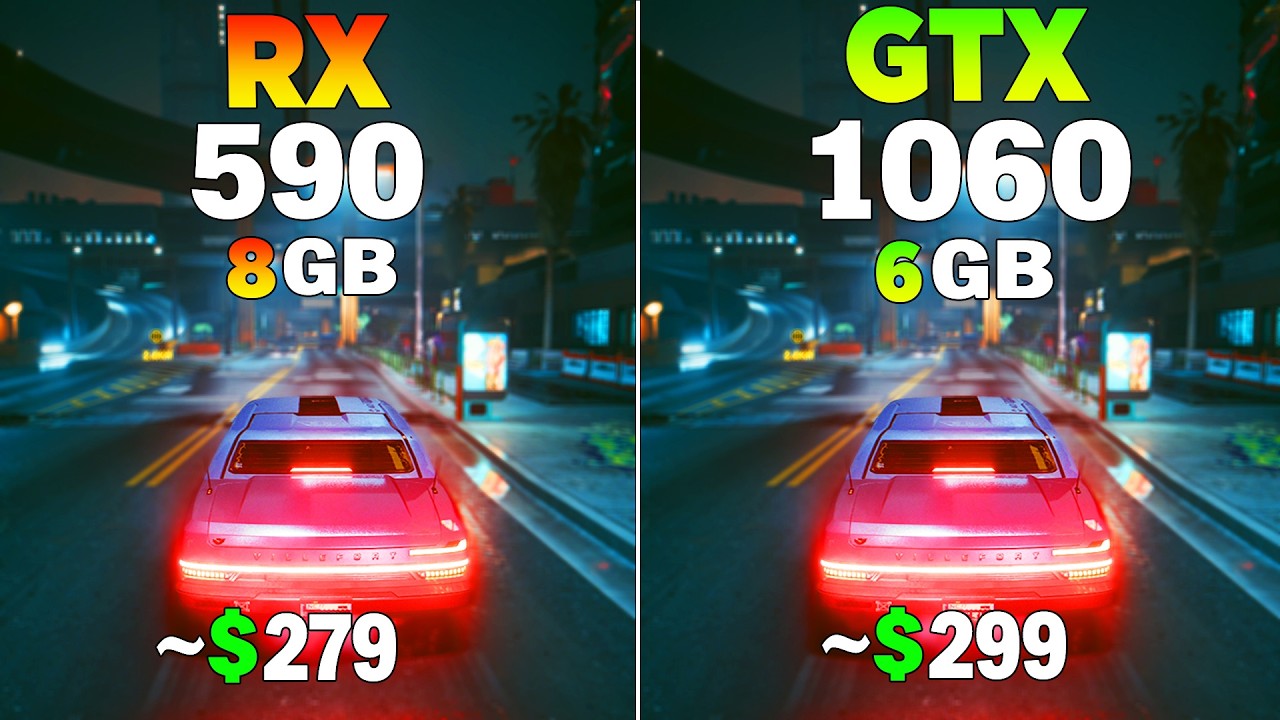 RX 590 vs GTX 1060 - Test in 12 Games