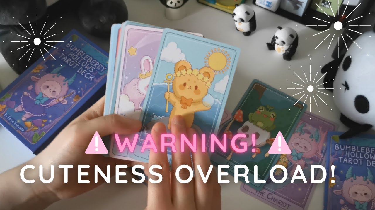 ⚠️WARNING: This Deck is Cuteness Overload!!! ⚠️ Unboxing Bumbleberry Hollows Tarot Deck 🌳🍓✨