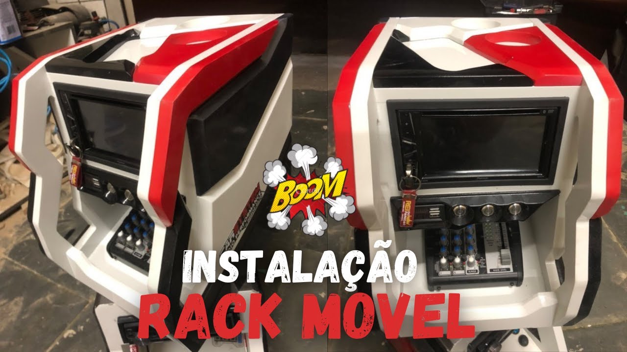 INSTALAÇÃO RACK MOVEL 2DIM PIONEER PASSO A PASSO!!! CONECTOR  RC4