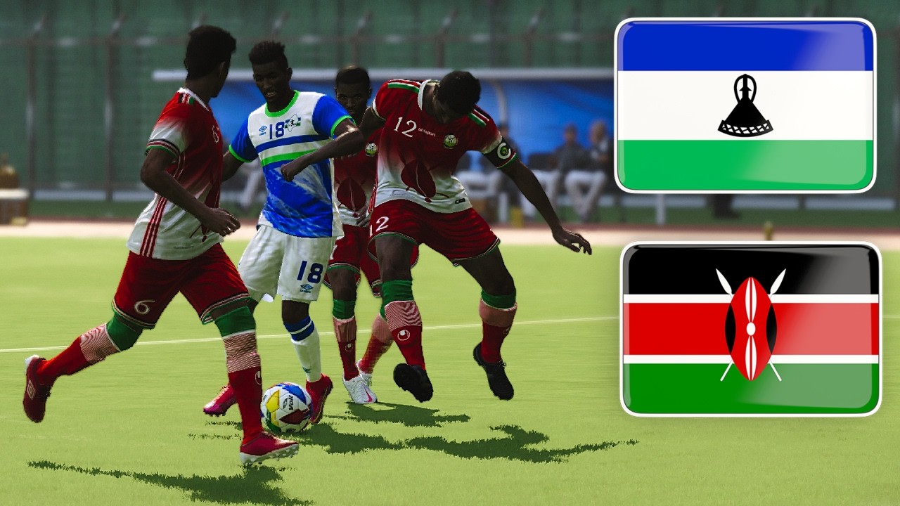 🔴LESOTHO vs KENYA LIVE TODAY ⚽ INTERNATIONAL FRIENDLY MATCH 2026 ⚽ Football Gameplay HD