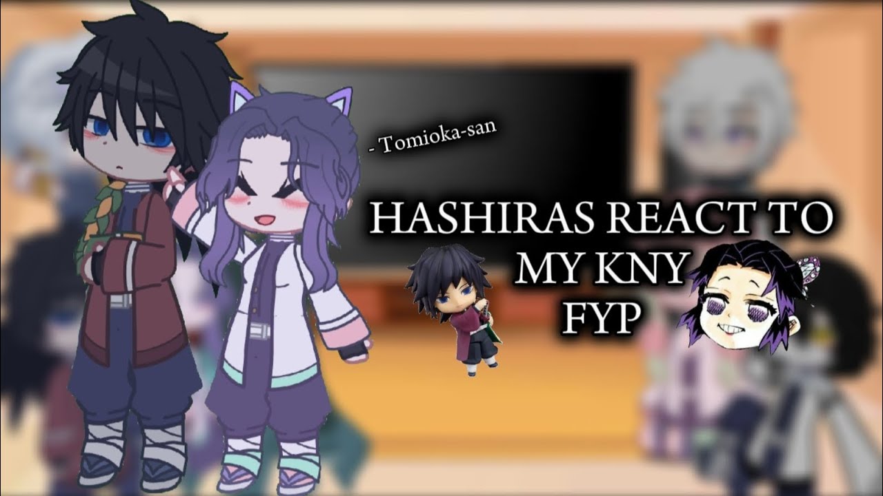 || Hashiras react to my kny fyp || Part 2! || giyushino || Obamitsu ||