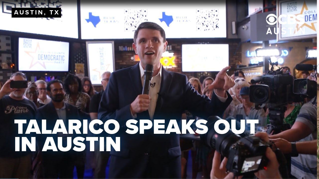 Talarico rallies in Austin as early voting opens after Colbert interview controversy