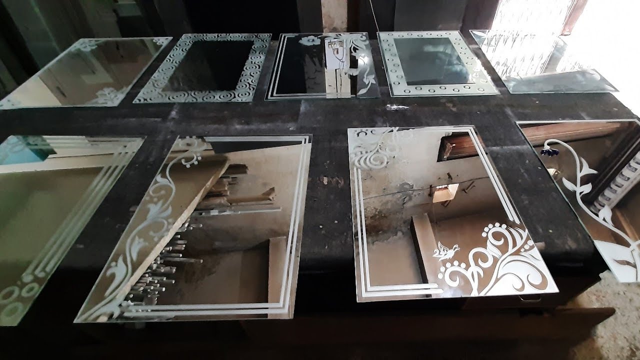 Fancy Mirror Glass Design images