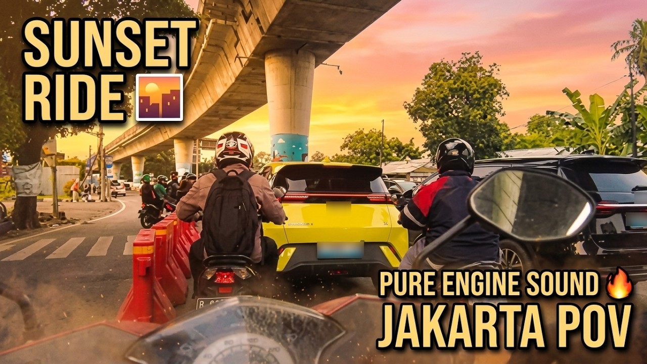 Motovlog Day 6 of Fasting Afternoon Trip from Jl Kenanga Ampera to Permata Hijau | Jakarta Street