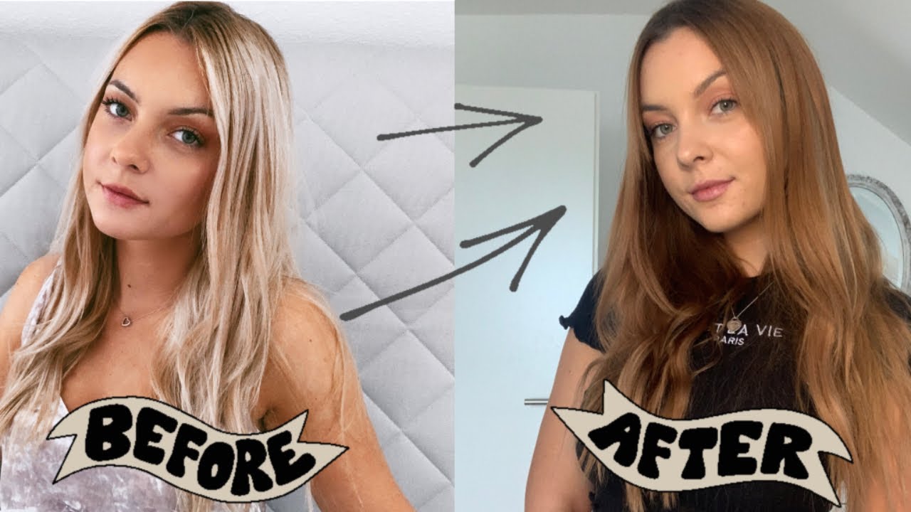 VON BLOND ZU BRAUN | Haare tönen mit Maria Nila Cacao