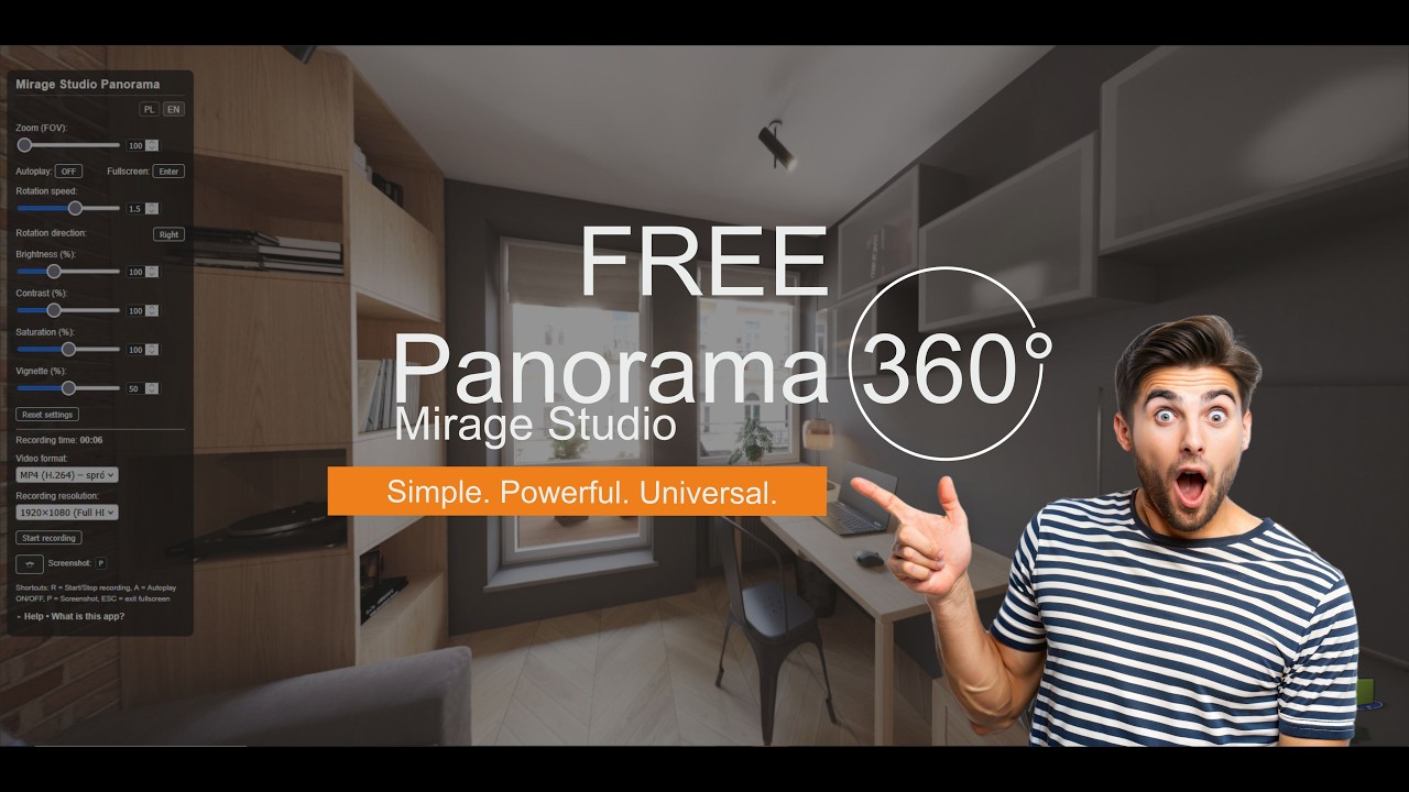Free 360° Panorama & Interior Visualization Viewer | Walk Through Your Design Online