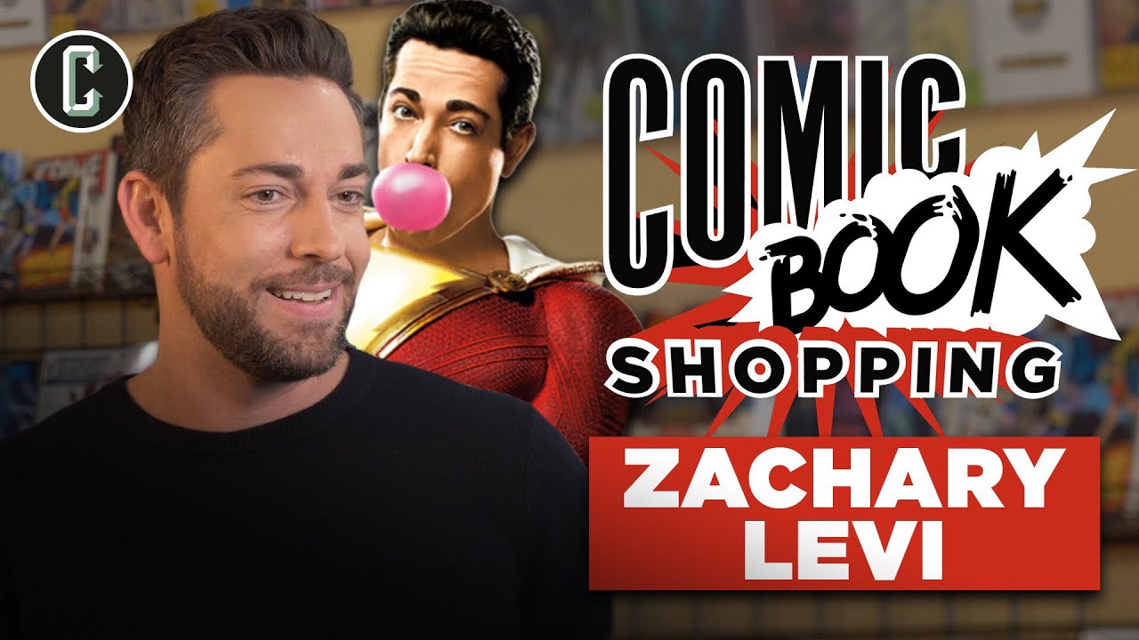 Shazam Star Zachary Levi Goes Comic Book Shopping