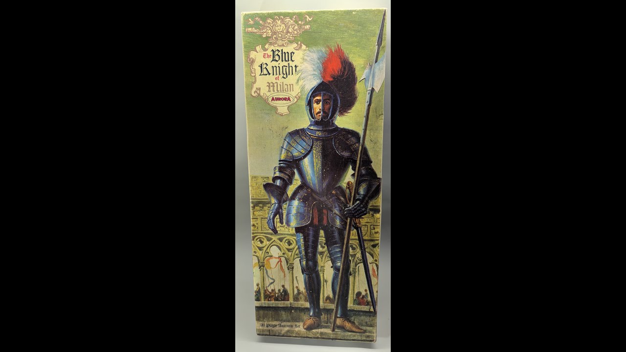 Vintage 1963 Aurora Blue Knight of Milan Complete Build